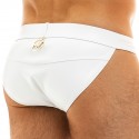 Modus Vivendi Slip Tanga Leather Simili-Cuir Blanc