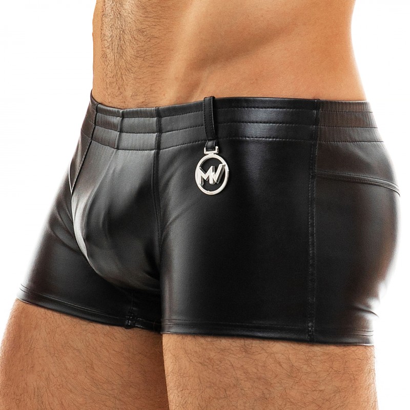 Modus Vivendi Boxer Court Leather Simili-Cuir Noir