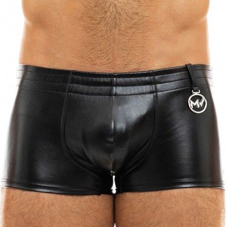 Modus Vivendi Boxer Court Leather Simili-Cuir Noir