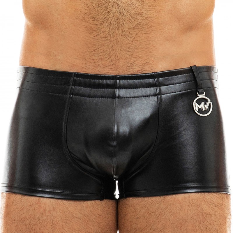 Modus Vivendi Boxer Court Leather Simili-Cuir Noir