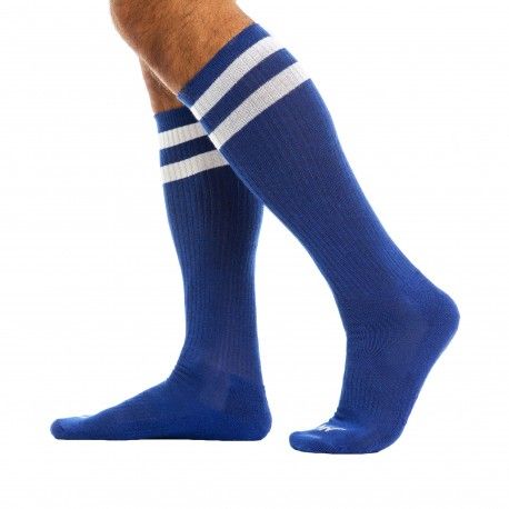Modus Vivendi Chaussettes Hautes Football Bleu Roi