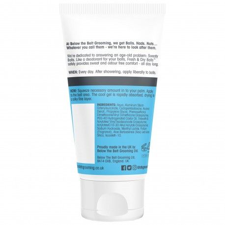 Below The Belt Gel Intime Fresh & Dry Balls Cool - 75 ml