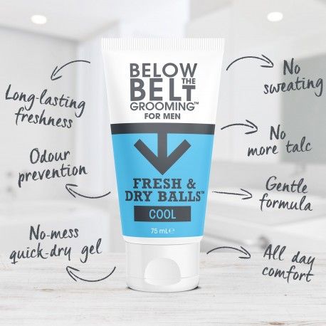 Below The Belt Gel Intime Fresh & Dry Balls Cool - 75 ml