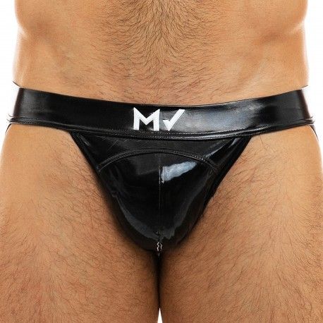 Modus Vivendi Jock Strap Viral Vinyle Noir