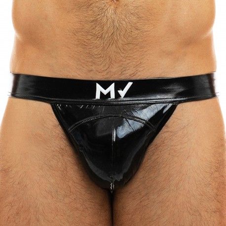 Modus Vivendi Slip Tanga Viral Vinyle Noir