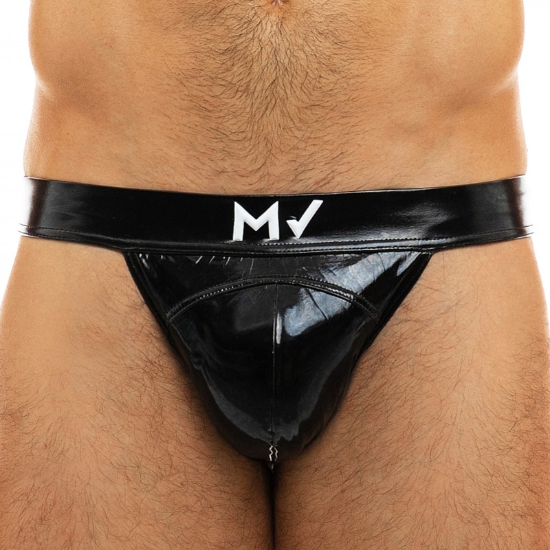 Modus Vivendi Slip Tanga Viral Vinyle Noir