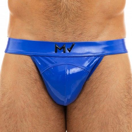 Modus Vivendi Slip Tanga Viral Vinyle Bleu Roi
