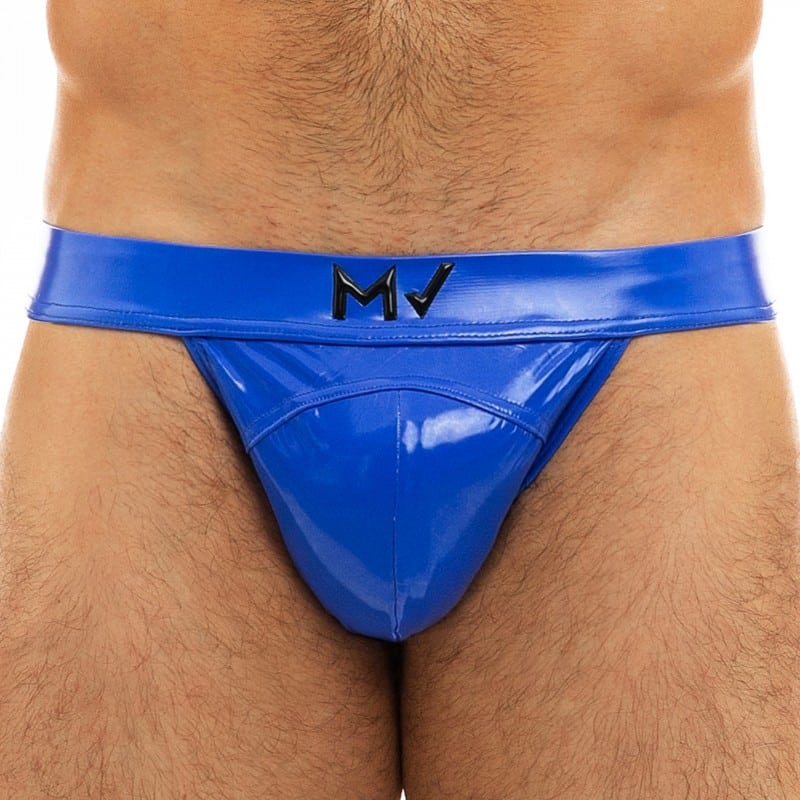 Modus Vivendi Slip Tanga Viral Vinyle Bleu Roi