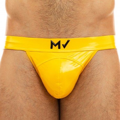 Modus Vivendi Slip Tanga Viral Vinyle Jaune