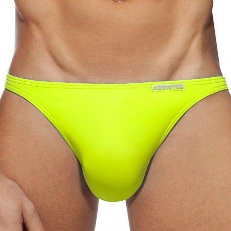 Addicted Mini Swim Bikini Briefs - Neon Yellow