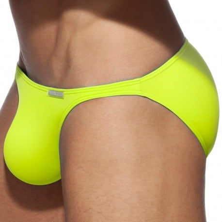 Addicted Slip de Bain Bikini Mini Jaune Fluo