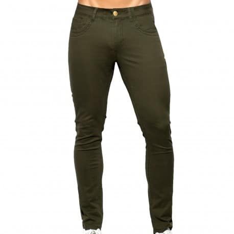 ES Collection Pantalon Slim Fit Kaki