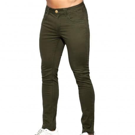ES Collection Pantalon Slim Fit Kaki