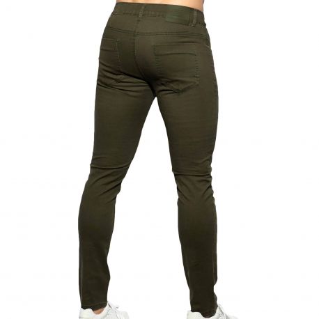ES Collection Slim-Fit Pants - Khaki