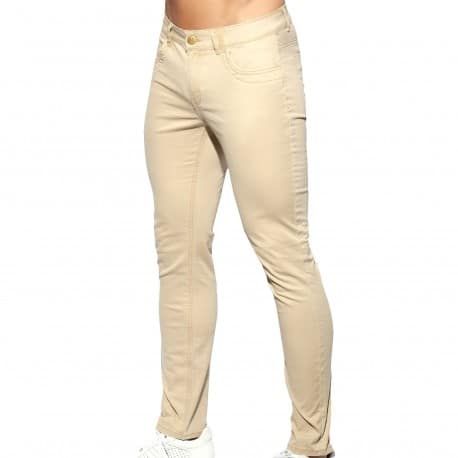 ES Collection Pantalon Slim Fit Beige