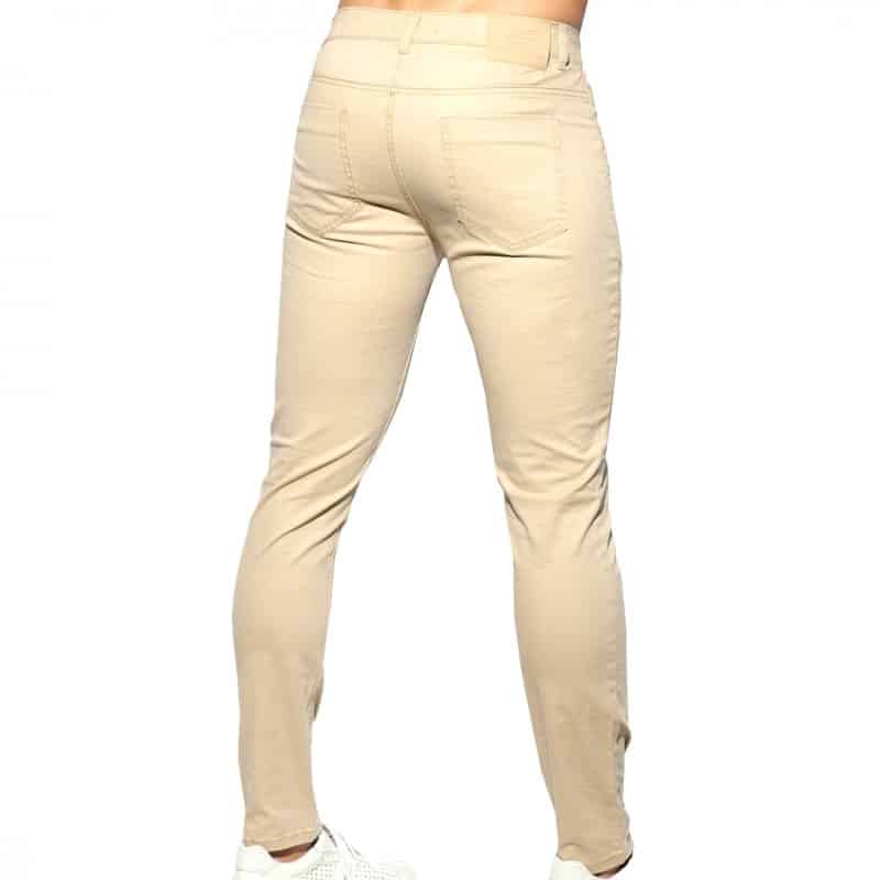 ES Collection Slim-Fit Pants - Beige