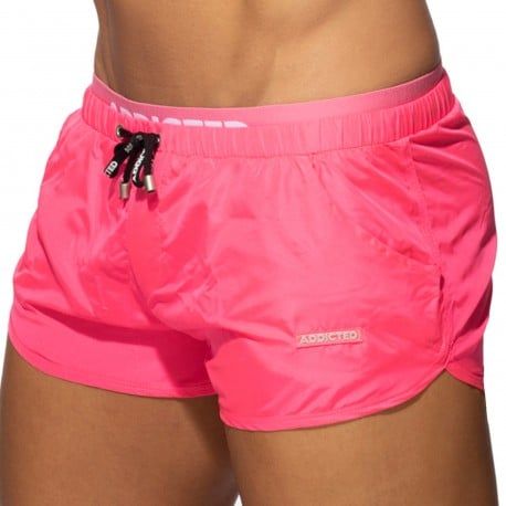Addicted Short de Bain Double Waistband Rose