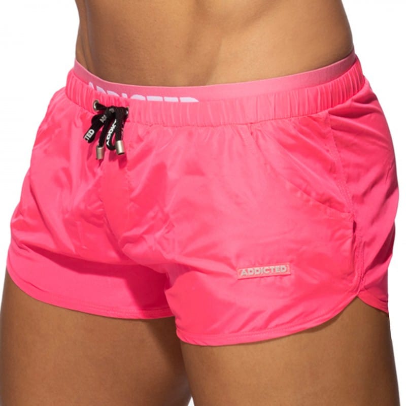 Addicted Short de Bain Double Waistband Rose