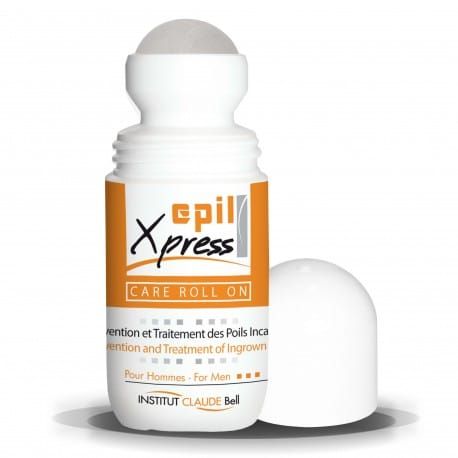 Institut Claude Bell Epil Xpress - Prévention et Traitement des Poils Incarnés - Roll-On Zones Intimes 50 ml