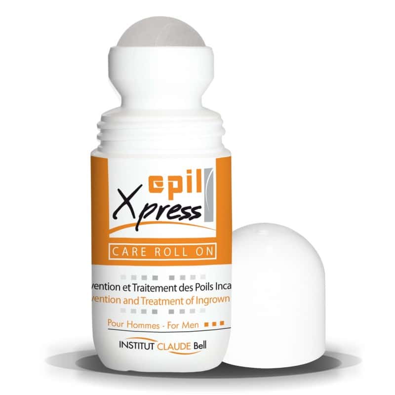 Institut Claude Bell Epil Xpress - Prévention et Traitement des Poils Incarnés - Roll-On Zones Intimes 50 ml