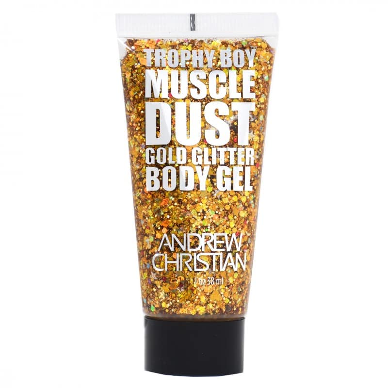 Andrew Christian Gel Pailleté Doré pour le Corps - 38 ml