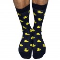 Garçon Français Chaussettes Basses Canard Bleu Marine