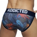 Addicted Lot de 3 Slips Tanga Mesh Tropical