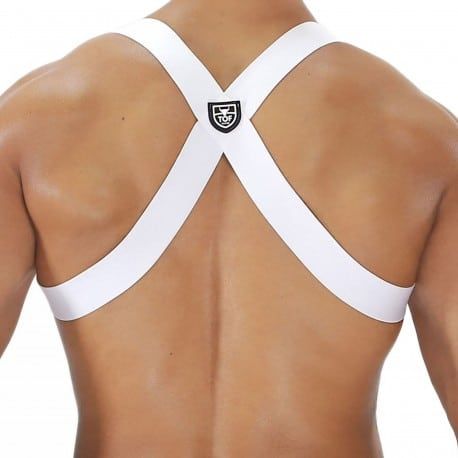 TOF Paris Harnais Elastique Party Boy Blanc
