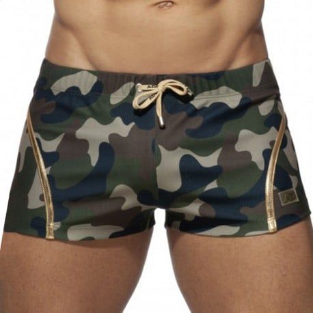 Addicted Short Court Microfibre Camouflage - Or