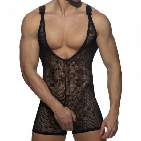 Addicted Body Mesh Wrestling Noir