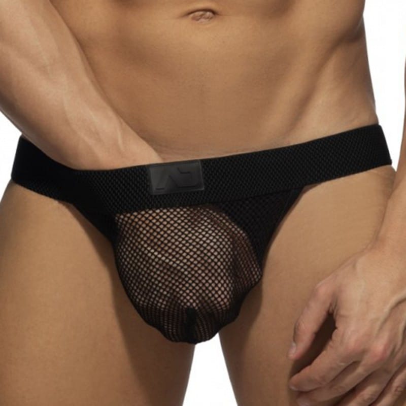 Addicted Click Mesh Jockstrap - Black