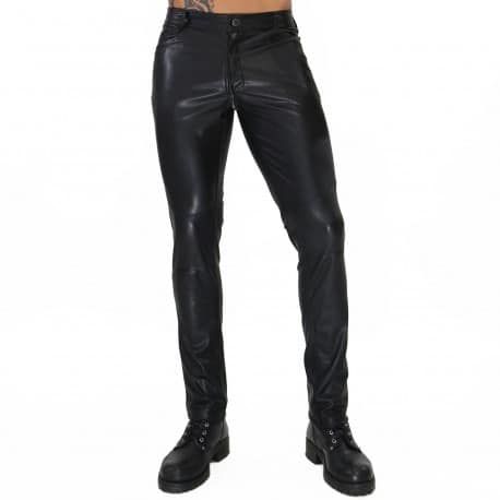 TOF Paris Pantalon Fetish Full-Zip Noir
