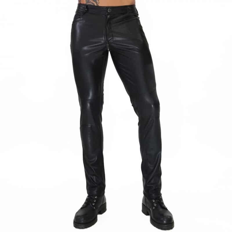 TOF Paris Pantalon Fetish Full-Zip Noir