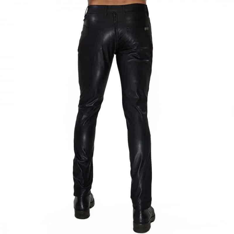TOF Paris Pantalon Fetish Full-Zip Noir