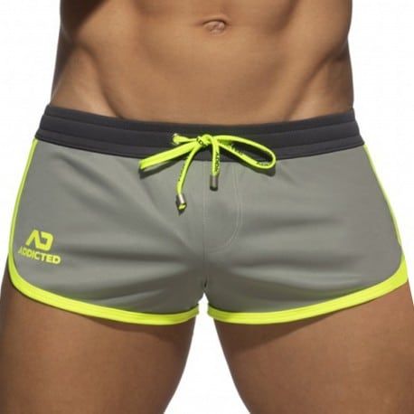 Addicted Short Mix Microfibre Gris
