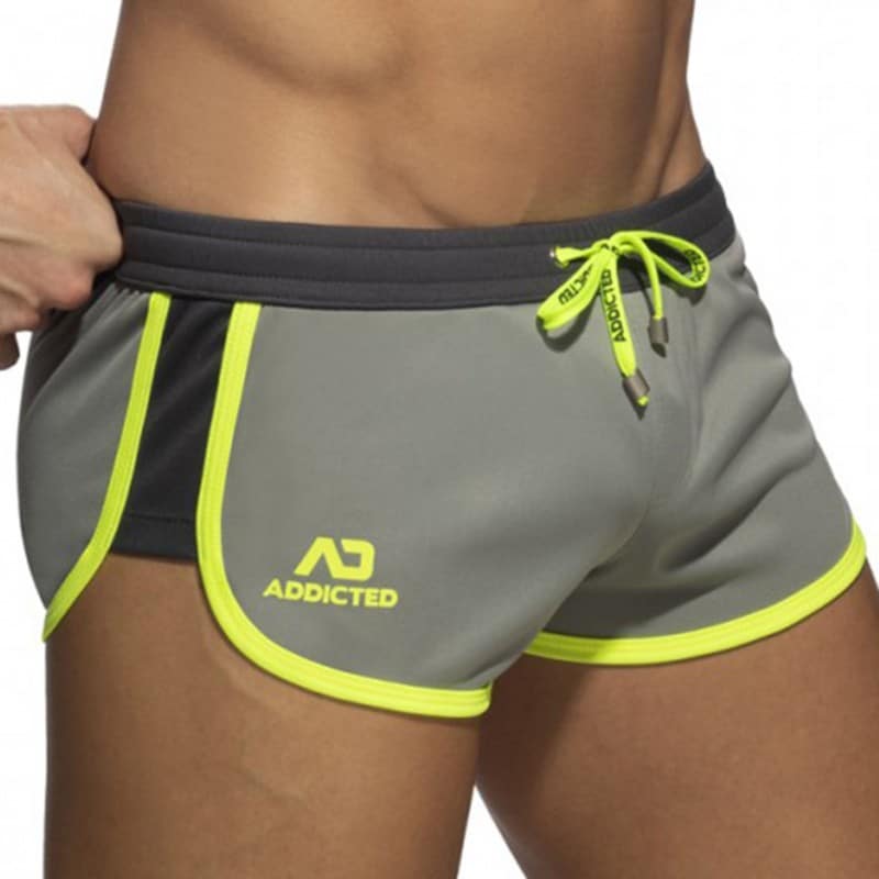 Addicted Short Mix Microfibre Gris