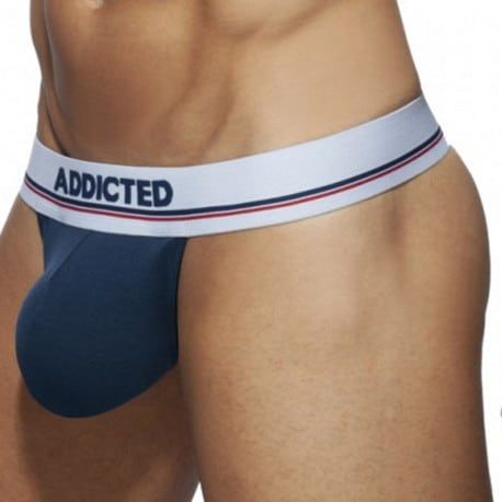 Addicted String Ass Freedom Bleu Marine