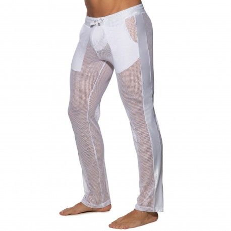 Addicted Pantalon Mesh Blanc