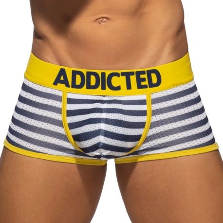 Addicted Lot de 3 Boxers Courts Mesh Sailor  