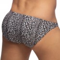 Addicted Slip de Bain Mini Bikini Léopard Gris