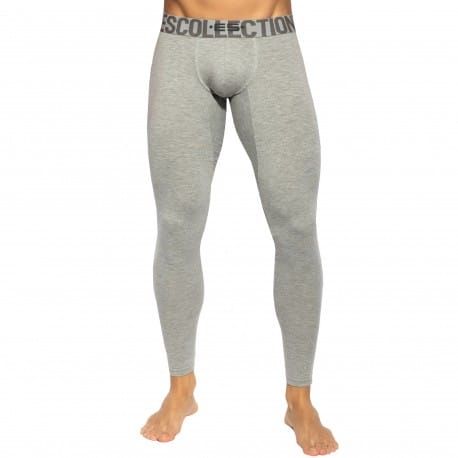 ES Collection Caleçon Long Basic Coton Gris