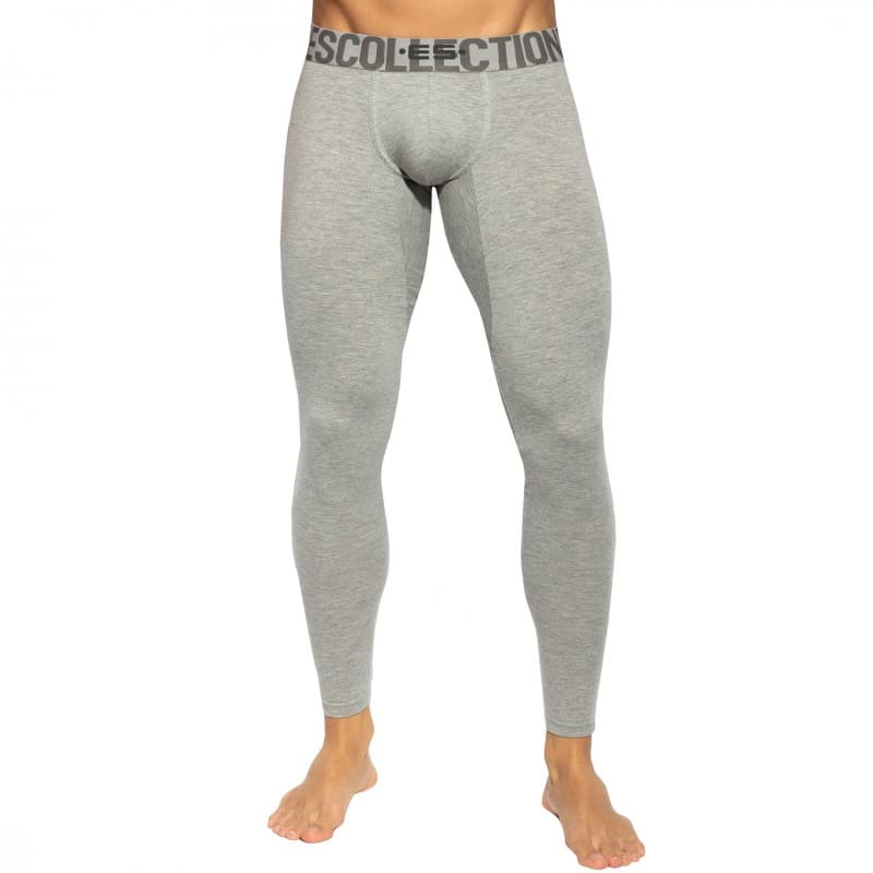 ES Collection Caleçon Long Basic Coton Gris