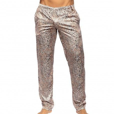 ES Collection Pantalon Lounge Satin Léopard