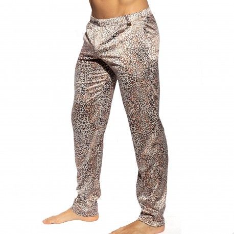 ES Collection Pantalon Lounge Satin Léopard
