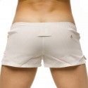 Marcuse Pinstripe Boxer Shorts - Beige