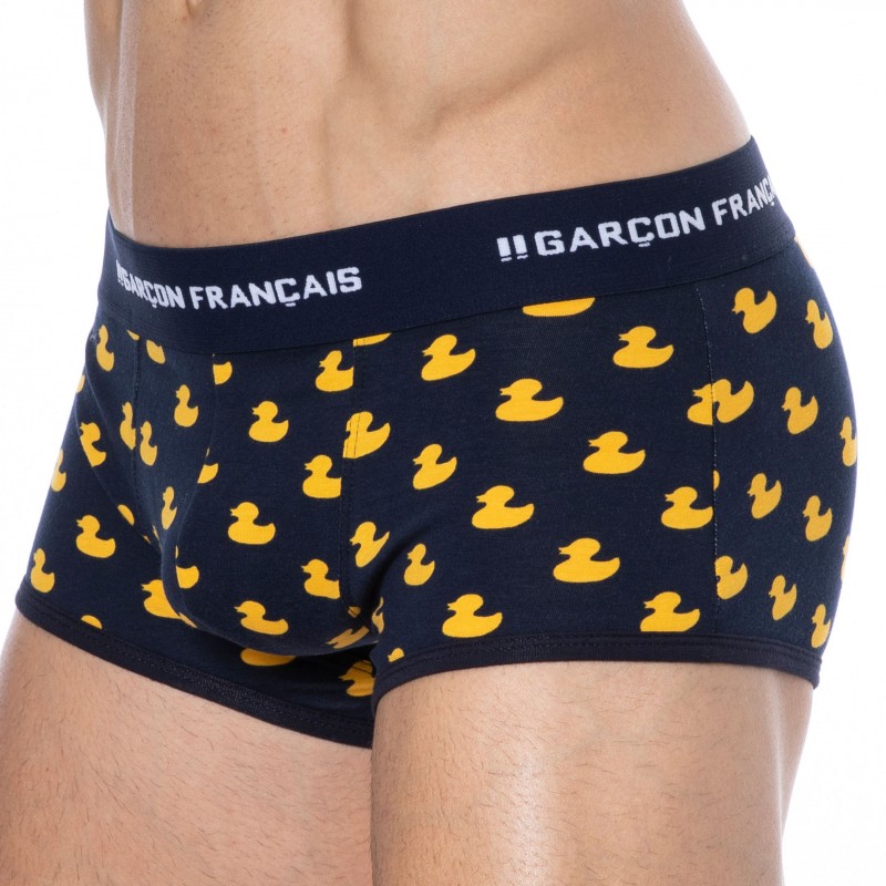Garçon Français Duck Cotton Trunks - Navy