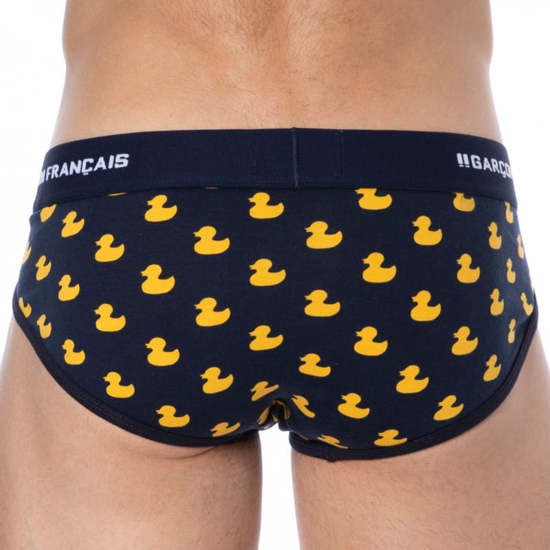 Garçon Français Slip Canard Coton Bleu Marine