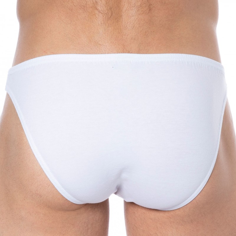 SKU 3-Pack Cotton Mini Briefs - White