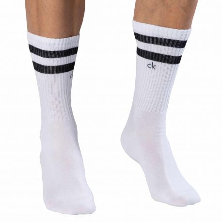 Calvin Klein 2-Pack Maurice Crew Socks - White