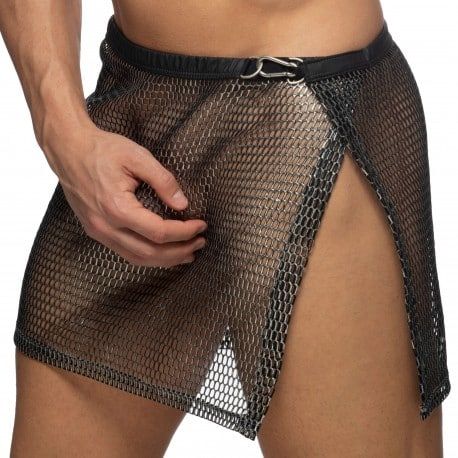 Addicted Jupe Party Mesh Noir